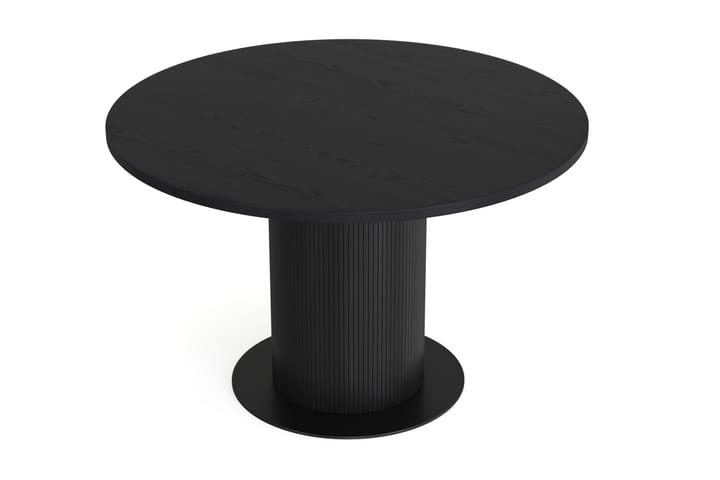 Ruokapöytä Neandir 120 cm Pyöreä Tolppajalka - Musta - Huonekalut - Pöytä & ruokailuryhmä - Ruokapöydät & keittiön pöydät