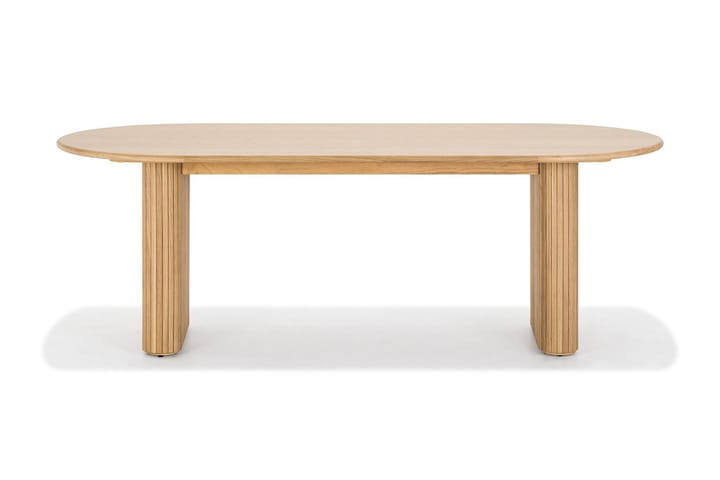 Ruokapöytä Neandir 220 cm Ovaali - Luonnonväri - Huonekalut - Pöytä & ruokailuryhmä - Sohvapöytä