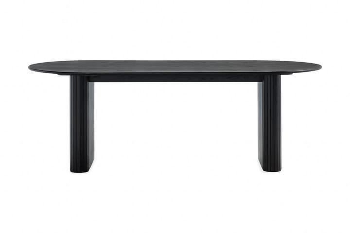 Ruokapöytä Neandir 220 cm Soikea - Musta - Huonekalut - Pöytä & ruokailuryhmä - Ruokapöydät & keittiön pöydät