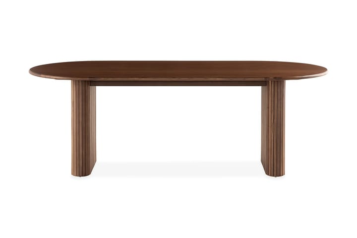 Ruokapöytä Neandir 220 cm Soikea - Pähkinä - Huonekalut - Tuoli & nojatuoli - Ruokapöydän tuolit