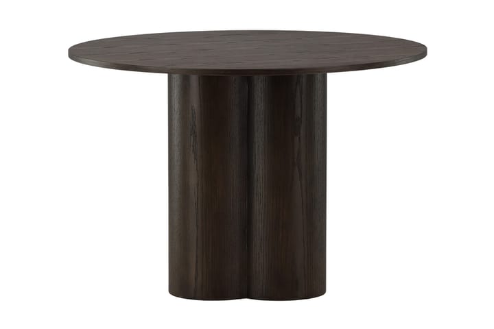Ruokapöytä Oliwero 110 cm Pyöreä - Ruskea - Huonekalut - Pöytä & ruokailuryhmä - Ruokapöydät & keittiön pöydät