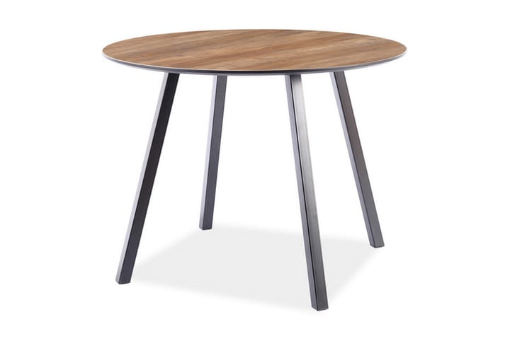 Ruokapöytä Pardee 100 cm Pyöreä - Luonnonväri/Musta - Huonekalut - Pöydät - Ruokapöydät & keittiön pöydät