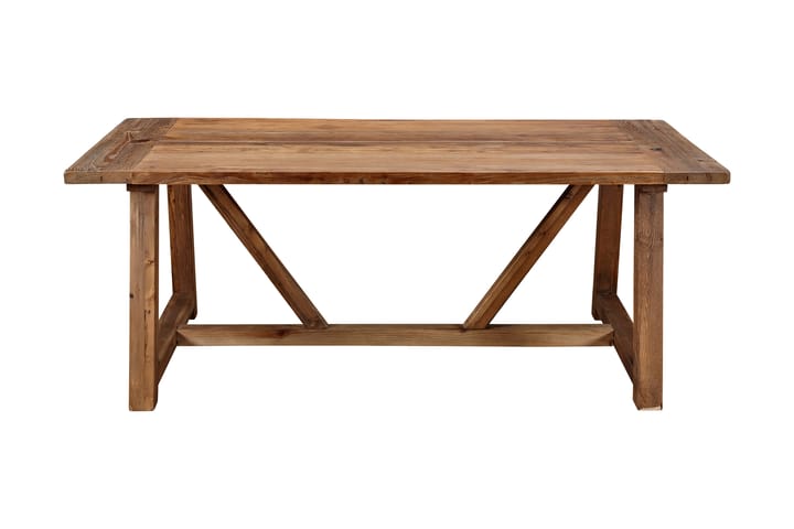 Ruokapöytä Pinja 200 cm - Ruskea - Huonekalut - Pöytä & ruokailuryhmä - Ruokapöydät & keittiön pöydät