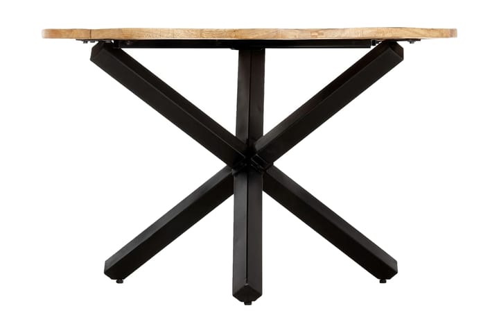 Ruokapöytä pyöreä 120x76 cm mangopuu - Ruskea - Huonekalut - Pöydät & ruokailuryhmät - Ruokapöydät & keittiön pöydät