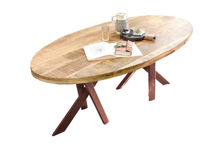 Ruokapöytä Raital 160x90 cm - Akaasia/ruskea - Huonekalut - Pöydät - Ruokapöydät & keittiön pöydät