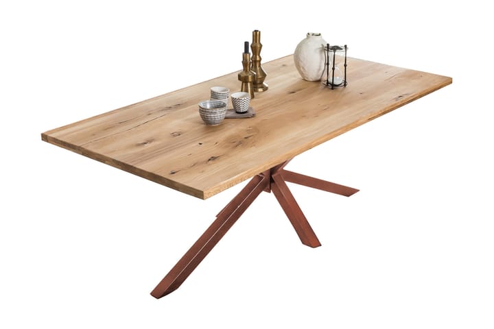 Ruokapöytä Raital 180x100 cm - Puu/Luonnonväri/Ruskea - Huonekalut - Pöytä & ruokailuryhmä - Ruokapöydät & keittiön pöydät