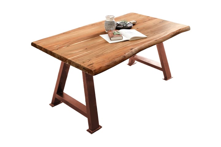 Ruokapöytä Raital 180x90 cm - Puu/Luonnonväri/Ruskea - Huonekalut - Pöytä & ruokailuryhmä - Ruokapöydät & keittiön pöydät