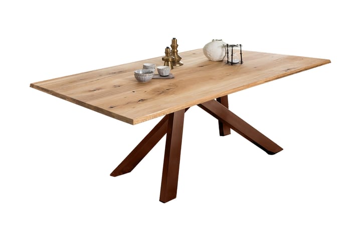 Ruokapöytä Raital 220 cm - Luonnonväri - Huonekalut - Pöytä & ruokailuryhmä - Ruokapöydät & keittiön pöydät