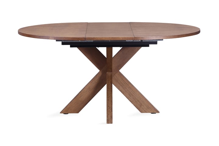 Ruokapöytä Redex 120 cm Pyöreä Jatkettava - Ruskea - Huonekalut - Pöytä & ruokailuryhmä - Ruokapöydät & keittiön pöydät