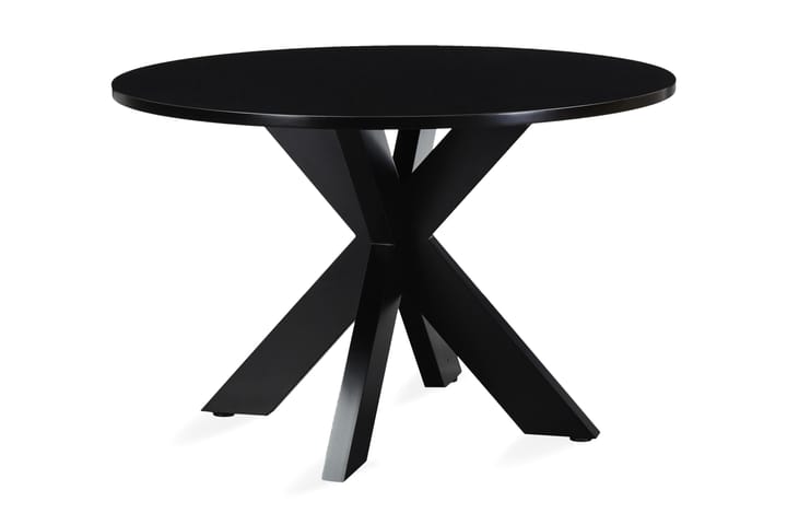 Ruokapöytä Redex 120 cm Pyöreä - Musta - Huonekalut - Pöytä & ruokailuryhmä - Ruokapöydät & keittiön pöydät