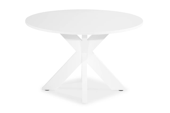 Ruokapöytä Redex 120 cm Pyöreä - Valkoinen - Huonekalut - Pöydät & ruokailuryhmät - Ruokapöydät & keittiön pöydät