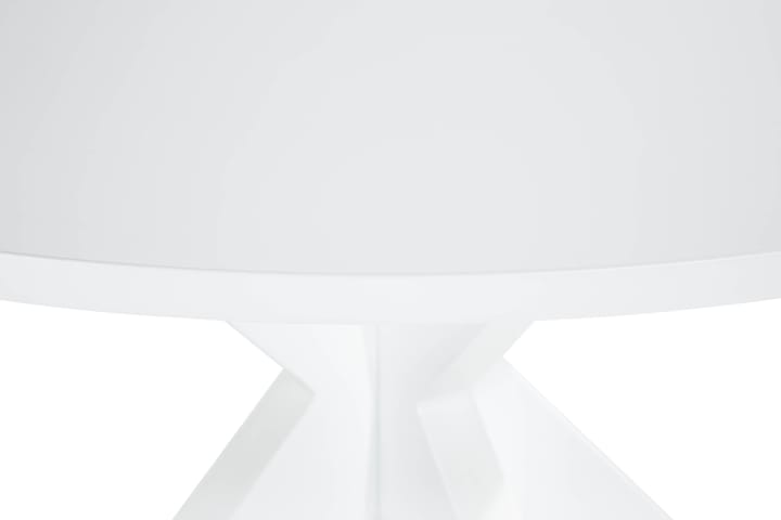 Ruokapöytä Redex 120 cm Pyöreä - Valkoinen - Huonekalut - Pöydät & ruokailuryhmät - Ruokapöydät & keittiön pöydät