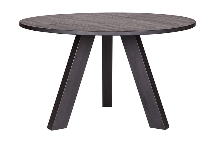 Ruokapöytä Rodion 129 cm Pyöreä - Tummanruskea - Huonekalut - Pöytä & ruokailuryhmä - Ruokapöydät & keittiön pöydät