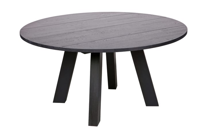 Ruokapöytä Rodion 150 cm Pyöreä - Tummanruskea - Huonekalut - Pöytä & ruokailuryhmä - Ruokapöydät & keittiön pöydät
