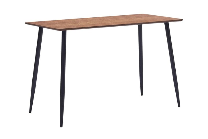 Ruokapöytä ruskea 120x60x75 cm MDF - Ruskea - Huonekalut - Pöytä & ruokailuryhmä - Baaripöydät & seisomapöydät