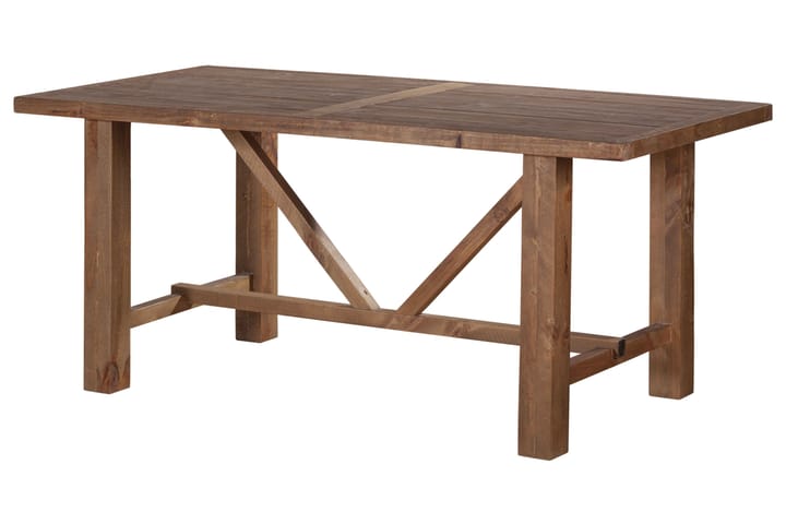 Ruokapöytä Rustico - Ruskea - Huonekalut - Pöytä & ruokailuryhmä - Ruokapöydät & keittiön pöydät