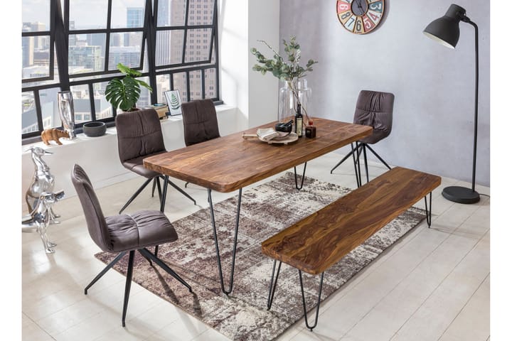 Ruokapöytä Sabado 160 cm - Puu/Luonnonväri - Huonekalut - Pöydät & ruokailuryhmät - Ruokapöydät & keittiön pöydät