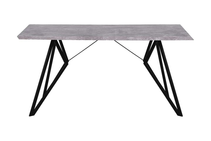 Ruokapöytä Sadaka 160x90 cm - Harmaa - Huonekalut - Pöydät & ruokailuryhmät - Ruokapöydät & keittiön pöydät