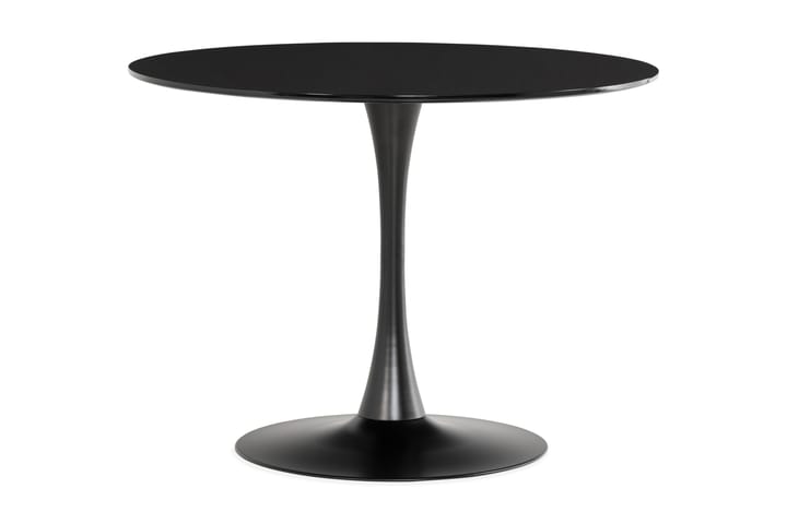 Ruokapöytä Severo 100 cm Pyöreä - Musta - Huonekalut - Pöytä & ruokailuryhmä - Ruokapöydät & keittiön pöydät