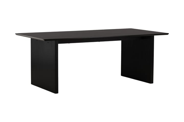 Ruokapöytä Sicharo 200 cm - Musta - Huonekalut - Pöytä & ruokailuryhmä - Ruokapöydät & keittiön pöydät