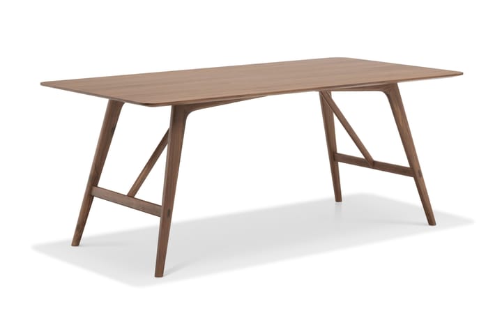 Ruokapöytä Skagana 180 cm Massiivipähkinä - Ruskea - Huonekalut - Pöydät - Ruokapöydät & keittiön pöydät