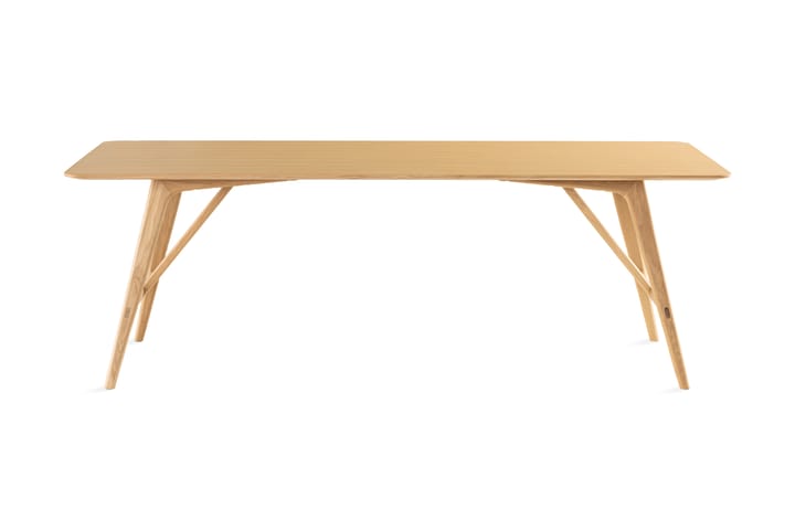 Ruokapöytä Skagana 220 cm - Ruskea - Huonekalut - Pöydät & ruokailuryhmät - Ruokapöydät & keittiön pöydät