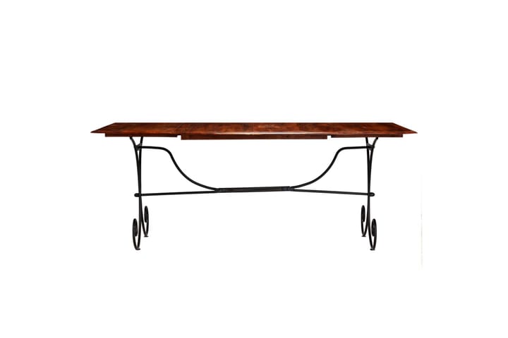 Ruokapöytä täysi puu seesamviimeistelyllä 200x100x76 cm - Ruskea - Huonekalut - Pöydät & ruokailuryhmät - Ruokapöydät & keittiön pöydät
