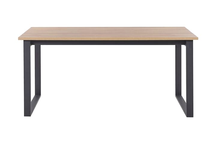 Ruokapöytä Teltow 160 cm - Luonnonväri/Musta - Huonekalut - Pöytä & ruokailuryhmä - Ruokapöydät & keittiön pöydät