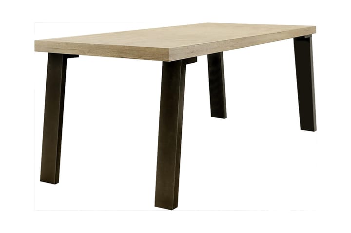 Ruokapöytä Terreno 188 cm - Tammi/Metalli - Huonekalut - Pöydät & ruokailuryhmät - Ruokapöydät & keittiön pöydät