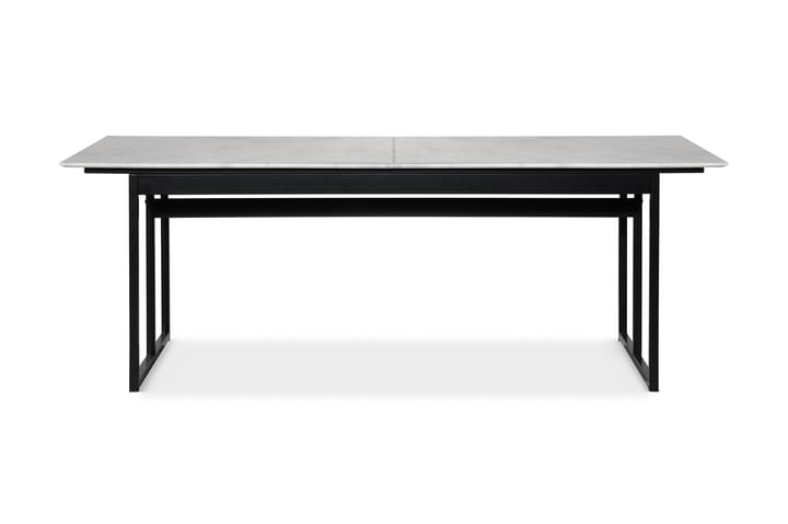 Ruokapöytä Titania 220 cm Marmori - Musta - Huonekalut - Pöydät & ruokailuryhmät - Apupöytä & sivupöytä - Tarjotinpöytä & pikkupöytä