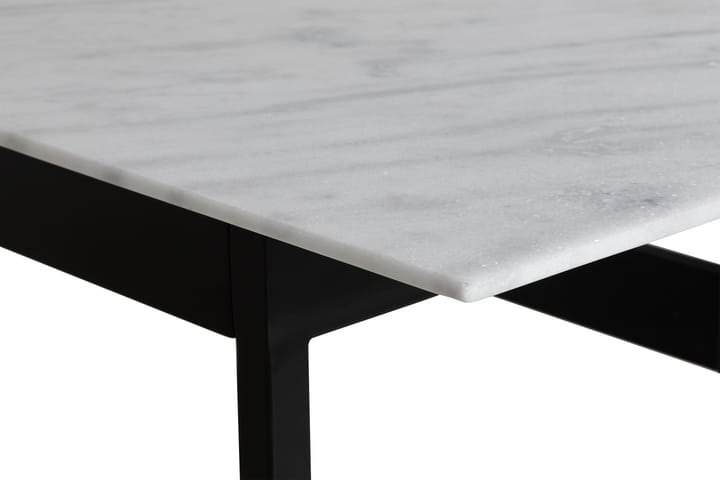 Ruokapöytä Titania 220 cm Marmori - Musta - Huonekalut - Pöydät & ruokailuryhmät - Ruokapöydät & keittiön pöydät