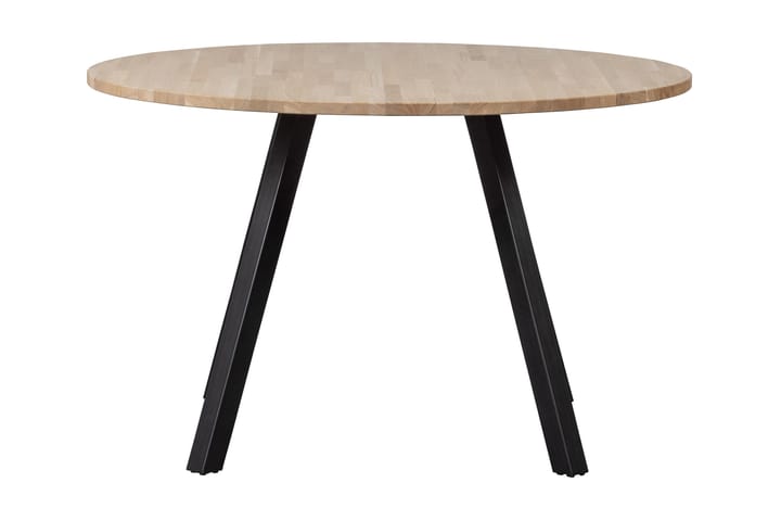 Ruokapöytä Tuor 120 cm Pyöreä - Tammi / Musta - Huonekalut - Pöydät - Ruokapöydät & keittiön pöydät