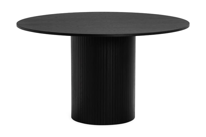 Ruokapöytä Uppveda 130 cm Pyöreä - Musta - Huonekalut - Pöytä & ruokailuryhmä - Ruokapöydät & keittiön pöydät