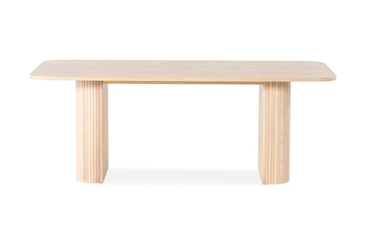 Ruokapöytä Uppveda 200 cm - Valkoinen - Huonekalut - Pöydät - Ruokapöydät & keittiön pöydät