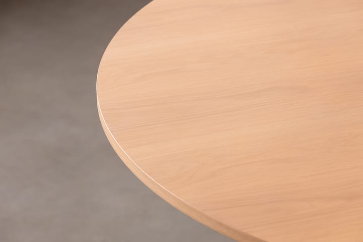 Ruokapöytä Uppveda Pyöreä 130 cm - Kuultovalkoinen - Huonekalut - Pöytä & ruokailuryhmä - Ruokapöydät & keittiön pöydät