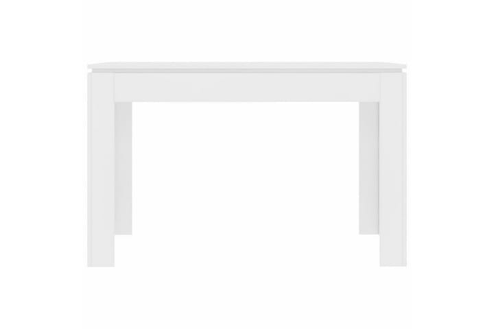 Ruokapöytä valkoinen 120x60x76 cm lastulevy - Valkoinen - Huonekalut - Pöydät & ruokailuryhmät - Ruokapöydät & keittiön pöydät
