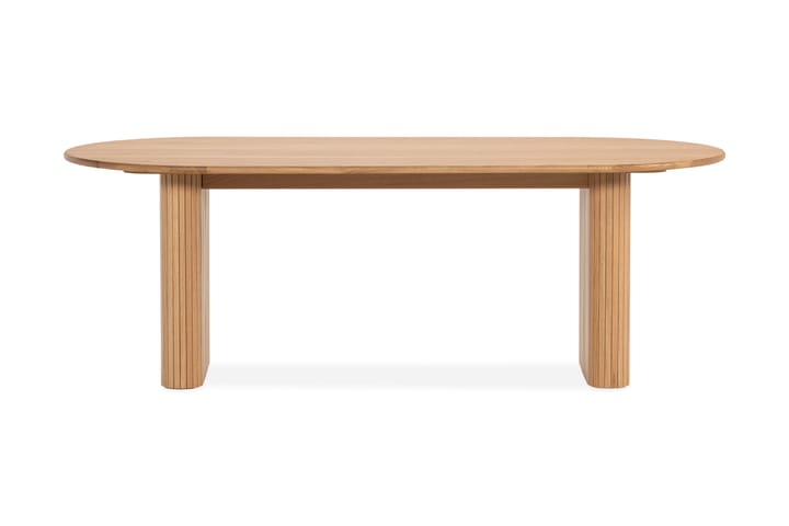 Ruokapöytä Vermes 220 cm - Luonnonväri - Huonekalut - Pöydät & ruokailuryhmät - Ruokapöydät & keittiön pöydät