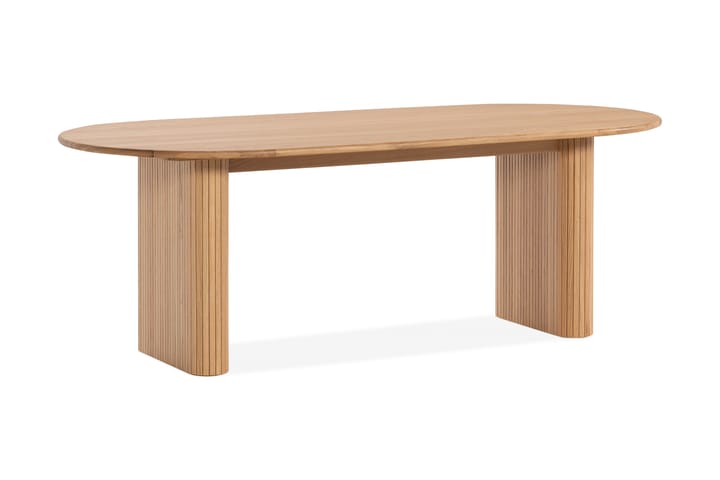 Ruokapöytä Vermes 220 cm - Luonnonväri - Huonekalut - Pöytä & ruokailuryhmä - Ruokapöydät & keittiön pöydät