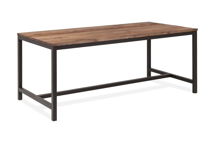 Ruokapöytä Vintage 140 cm - Ruskea/Musta - Huonekalut - Pöydät & ruokailuryhmät - Ruokapöydät & keittiön pöydät