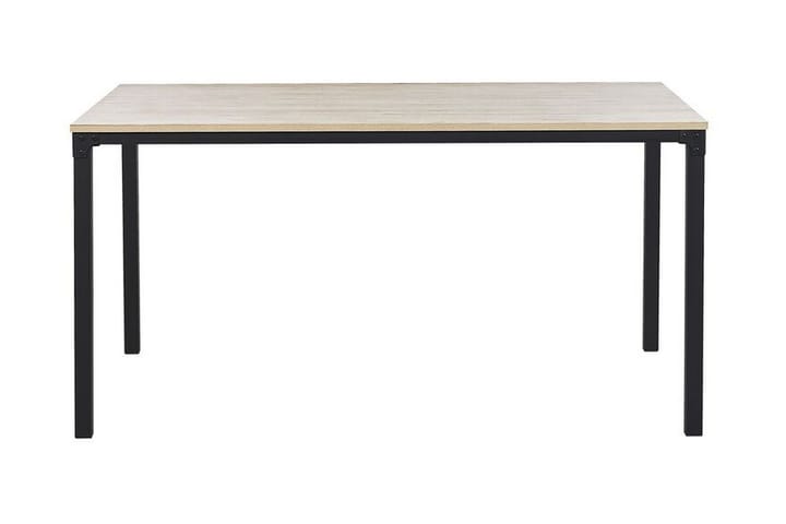 Ruokapöytä Wined 150 cm - Vaalea puu/musta - Huonekalut - Pöytä & ruokailuryhmä - Ruokapöydät & keittiön pöydät
