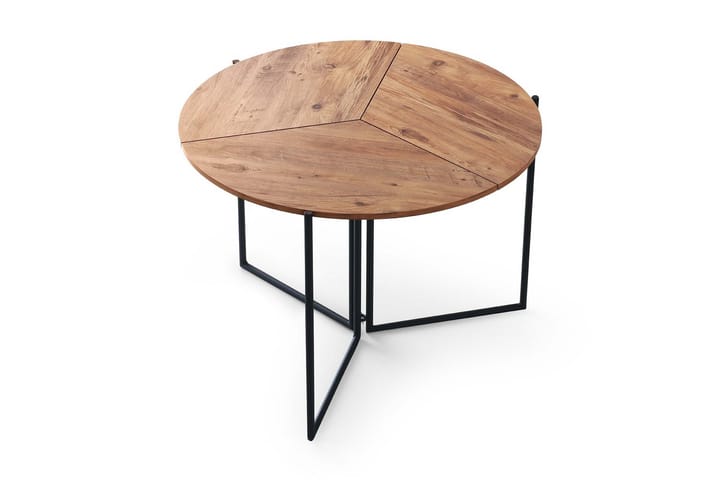 Ruokapöytä Yaprak 100 cm - Luonnonväri/Musta - Huonekalut - Pöytä & ruokailuryhmä - Ruokapöydät & keittiön pöydät