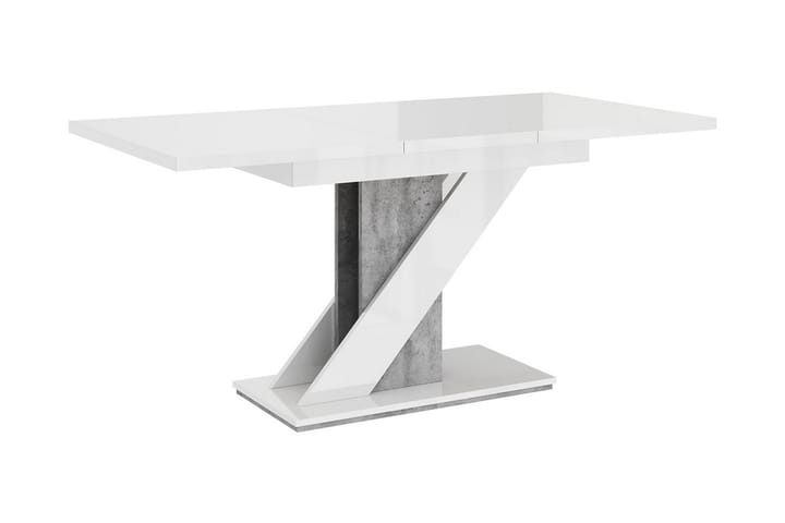 Ruokapöytä Yayla 160 cm - Valkoinen - Kodintekstiilit & matot - Matto - Moderni matto - Nukkamatto