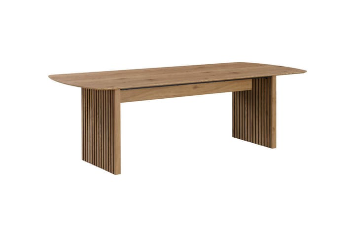 Ruokapöytä Yazan 240 cm - Luonnollinen viimeistely - Huonekalut - Pöytä & ruokailuryhmä - Ruokapöydät & keittiön pöydät