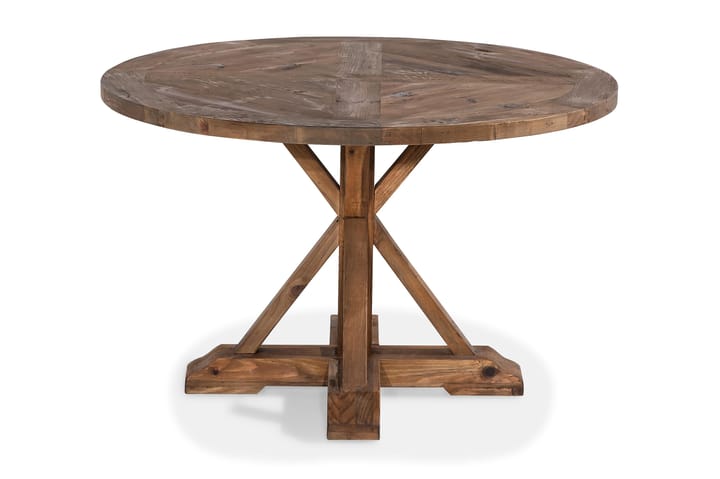 Ruokapöytä Yorkshire 120 cm Pyöreä - Luonnonväri - Huonekalut - Pöydät & ruokailuryhmät - Ruokapöydät & keittiön pöydät