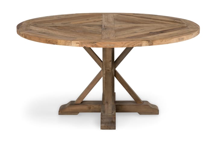 Ruokapöytä Yorkshire 150 cm Pyöreä - Ruskea - Huonekalut - Pöytä & ruokailuryhmä - Ruokapöydät & keittiön pöydät