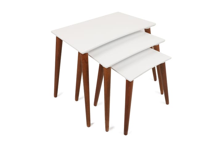 Sarjapöytä Kaunisbara - Valkoinen - Huonekalut - Pöydät - Sohvapöydät