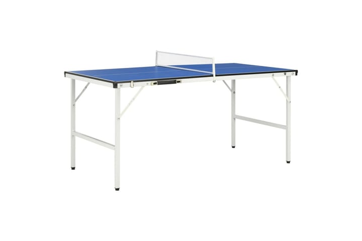 1,5 metrin pingispöytä verkolla 152x76x66 cm sininen - Sininen - Huonekalut - Pöydät & ruokailuryhmät - Seurapelipöytä - Pingispöytä