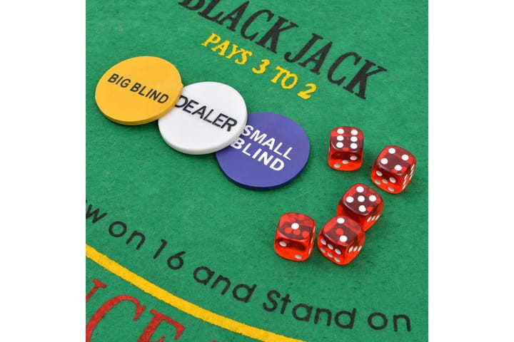 Yhdistetty pokeri/blackjack-setti 600 pelimerkillä Alumiini - Monivärinen - Huonekalut - Pöytä & ruokailuryhmä - Seurapelipöytä - Pokeripöytä