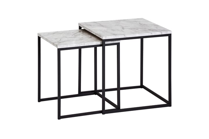 Sarjapöytä Gereline 2-pak 40 cm - Valkoinen - Huonekalut - Pöydät - Sohvapöydät