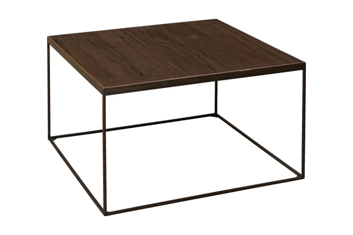 Sohvapöytä Epock 80 cm - Ruskea/Metalli - Huonekalut - Pöydät - Sohvapöydät